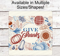 
              Fall Welcome Sign - Give Thanks Sign - Pumpkin Sign - Sunflower Sign - Thanksgiving Sign - Thankful Sign - Autumn Sign - Fall Floral
            
