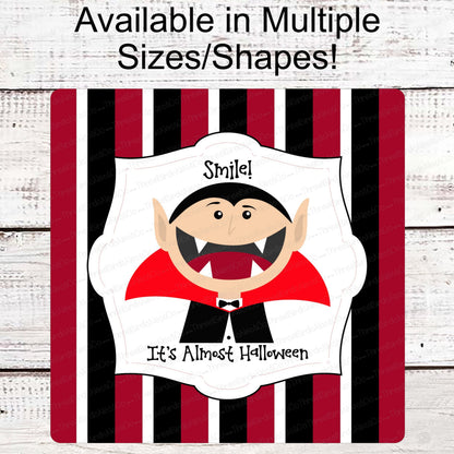 Halloween Signs - Vampire Sign- Halloween Wreath - Halloween Wreath Attachments - Halloween Decor - Cute Halloween Decor - Dracula