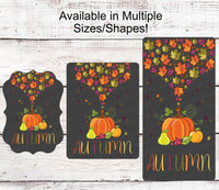 
              Hello Autumn Sign - Fall Welcome Sign - Fall Leaves Sign - Welcome Fall Sign - Pumpkin Sign - Thanksgiving Sign - Fall Floral
            