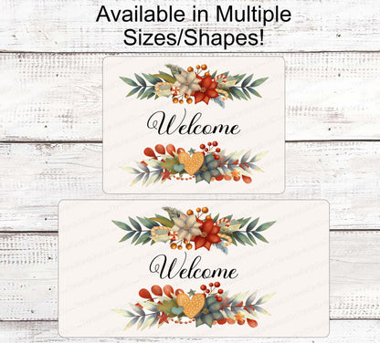 Christmas Wreath Sign - Poinsettia Sign - Gingerbread Sign - Winter Wreath Signs - Christmas Cookies - Christmas Greenery