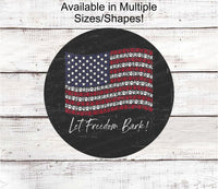 
              Home Wreath Sign - Paw Print Sign - Dog Wreath Sign - Paw Print Wreath - American Flag Sign - Patriotic Dog Sign
            