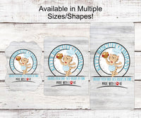 
              Kitty Biscuits Sign- Cat Welcome Sign - Cat Wreath Sign - Paw Print Sign - Cat Sign - Cat Wreath Sign - Cat Lover Gifts - Pet Wreath Sign
            