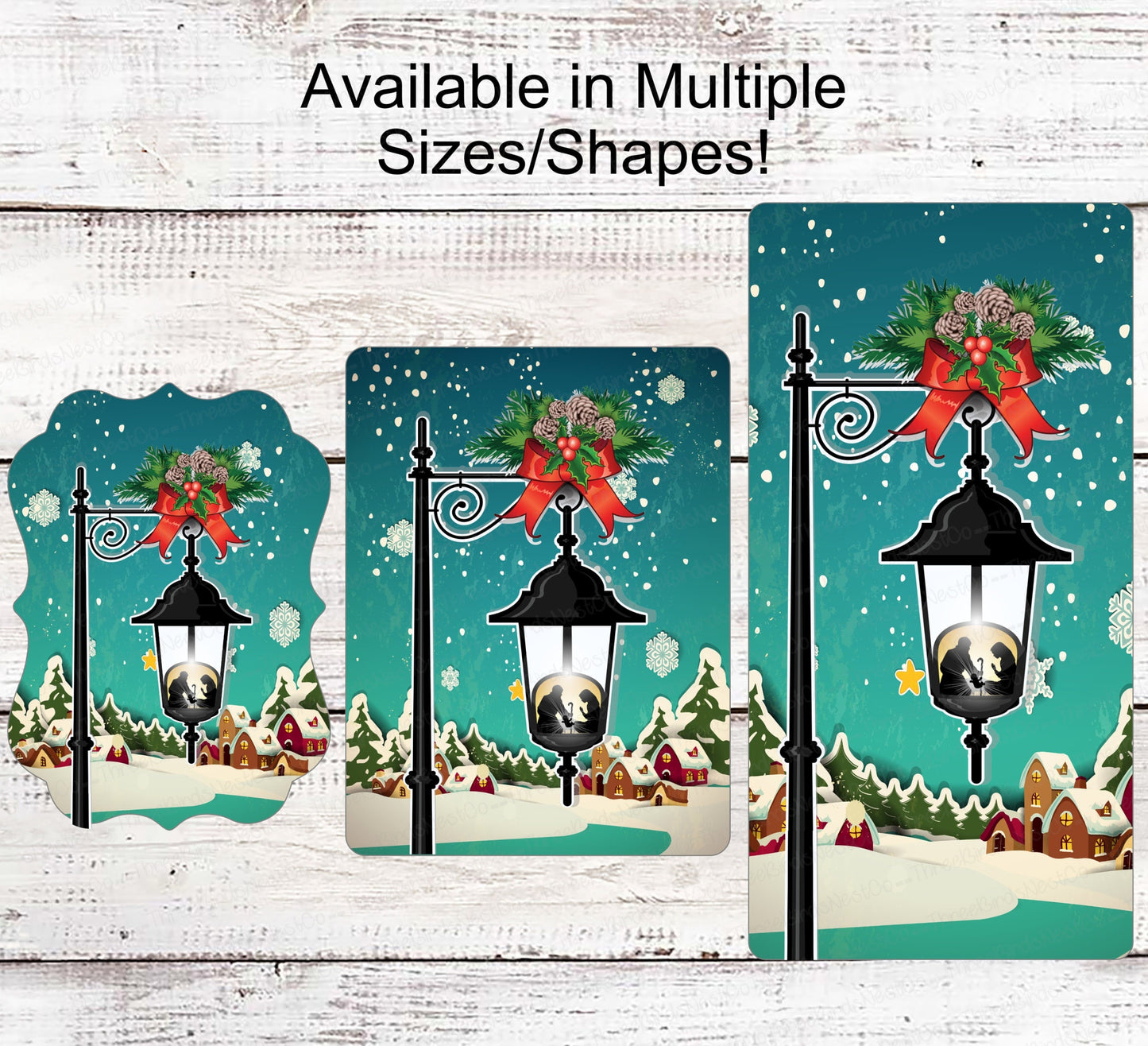Christmas Wreath Signs - Nativity Sign - Lantern Sign - Jesus Sign - Jesus is the Reason - Religious Sign - Christian Sign