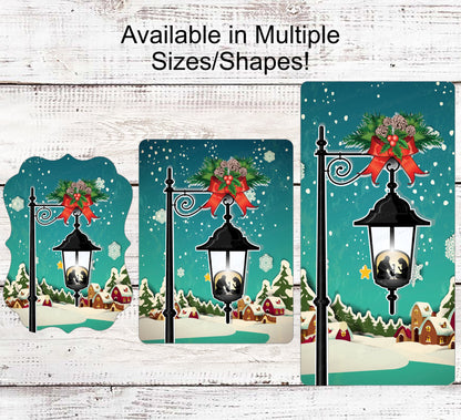 Christmas Wreath Signs - Nativity Sign - Lantern Sign - Jesus Sign - Jesus is the Reason - Religious Sign - Christian Sign