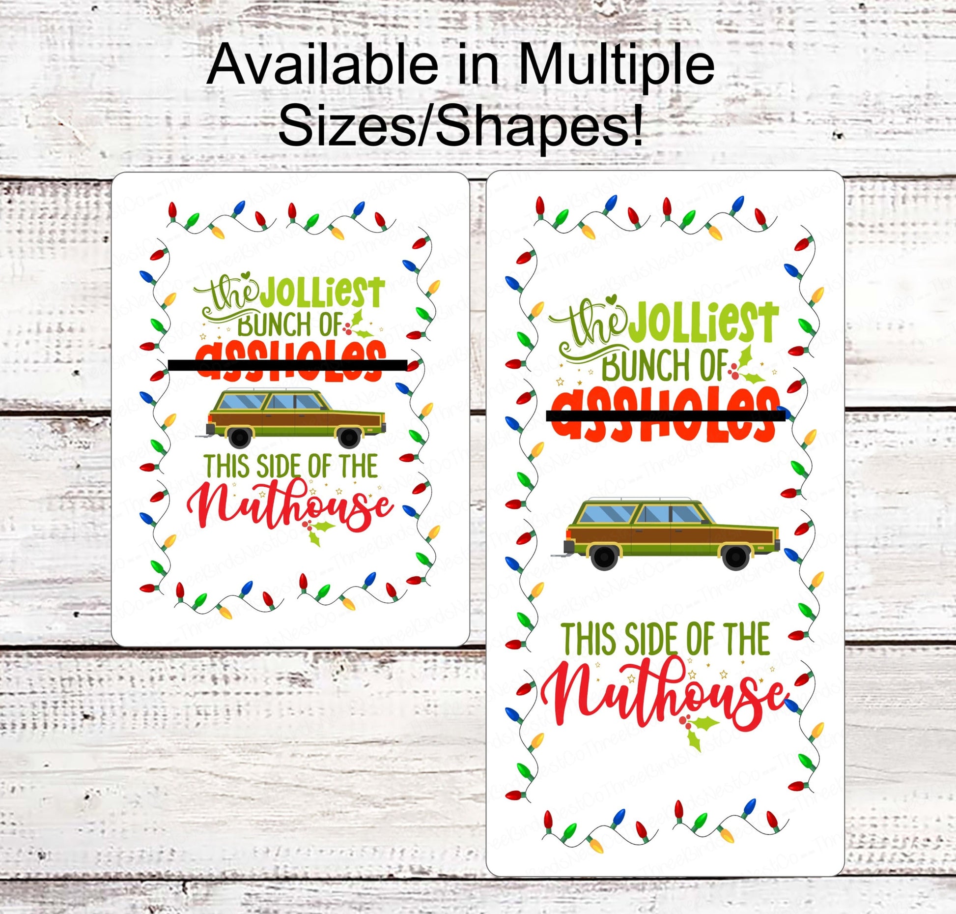 Jolliest Bunch Sign - Griswold Sign - Christmas Lights Sign - Funny Christmas - Vacation Sign