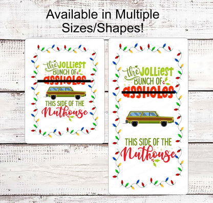 Jolliest Bunch Sign - Griswold Sign - Christmas Lights Sign - Funny Christmas - Vacation Sign