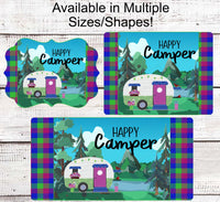 
              Camper Sign - Camping Sign - Happy Camper Sign - Happy Place Sign - Cardinals Signs - Butterfly Sign
            