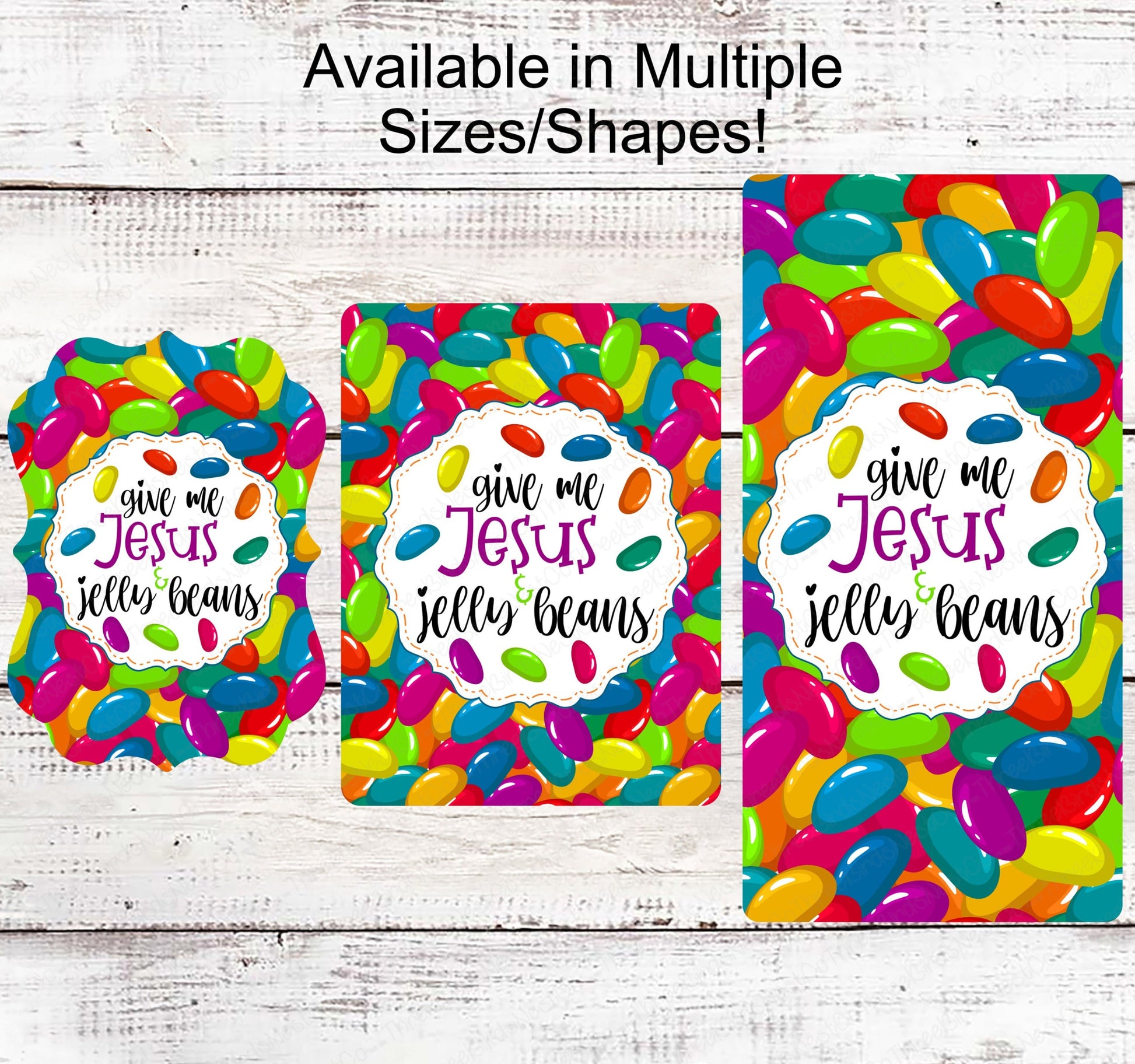 Easter Sign - Jesus and Jelly Beans - He is Risen - Easter Sign - Easter Bunny - Easter Candy