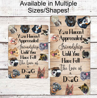 
              Dog Wreath Signs - Dog Wreath - Paw Print Sign - Pet Wreath - Dog Sign - Dog Lover Wreath - Dog Paw Wreath - Dog Love
            