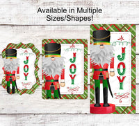 
              Christmas Gnome Nutcracker Joy Wreath Sign - www.ThreeBirdsNestCo.com for 20% Off
            