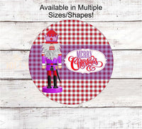 
              Merry Christmas Gnome Nutcracker Wreath Sign - www.ThreeBirdsNestCo.com for 20% Off
            