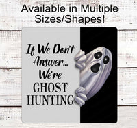 
              Ghost Hunting Paranormal Halloween Wreath Sign
            