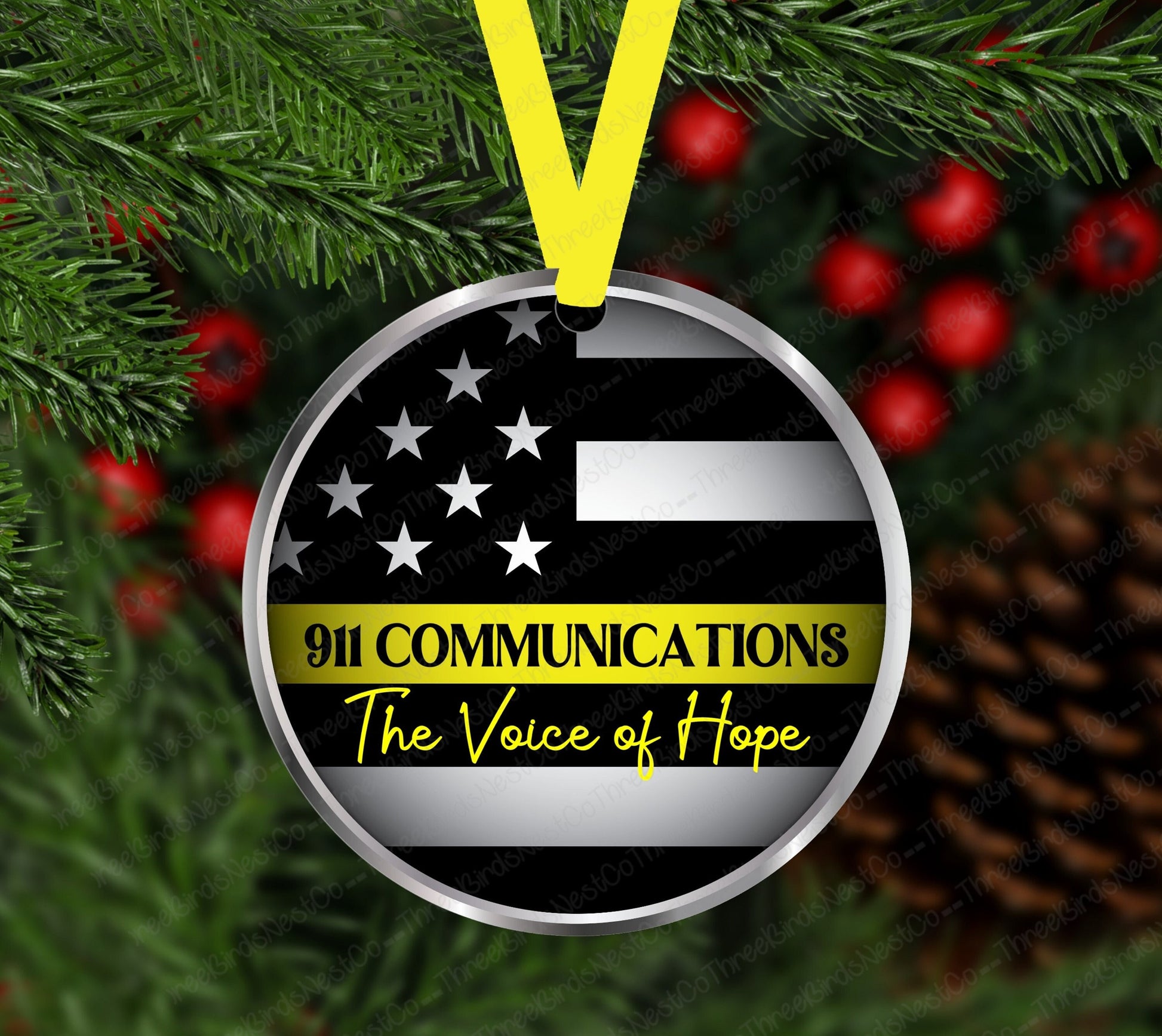 Police 911 Dispatcher First Responder Ornament ORN 135