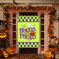 Hocus Pocus Halloween Double Sided Garden Flag - Visit www.ThreeBirdsNestCo.com for 20% Off