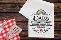
              Custom Bar and Grill Waffle Weave Dish Towel | Kitchen Gift | Housewarming Gift | Wedding Gift - www.ThreeBirdsNestCo.com
            