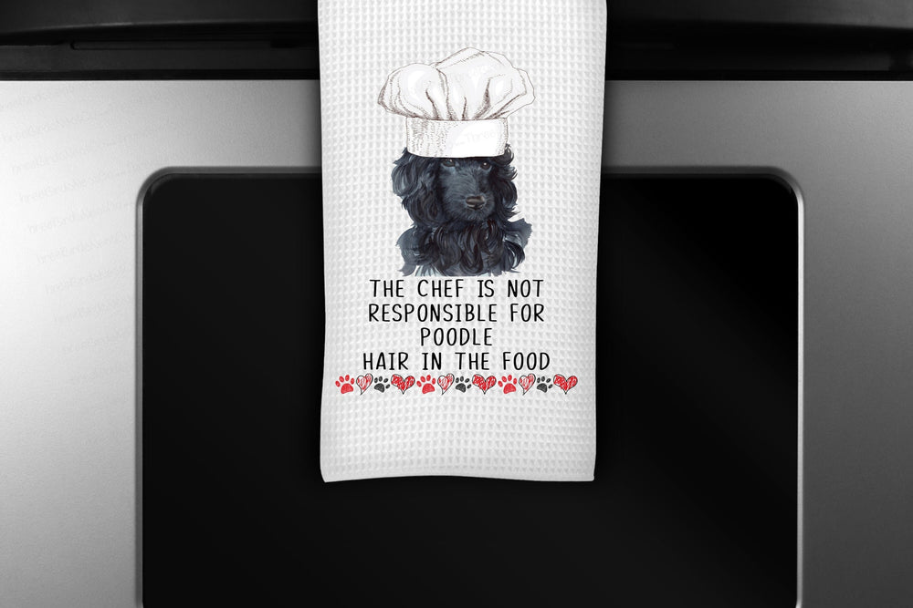 Personalized Dog Kitchen Towel - Gift for Dog Lover - Dog Towel - Poodle Gift - Other Breeds Available - www.ThreeBirdsNestCo.com