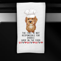 Personalized Dog Kitchen Towel - Gift for Dog Lover - Dog Towel - Doodle Gift - Other Breeds Available - www.ThreeBirdsNestCo.com