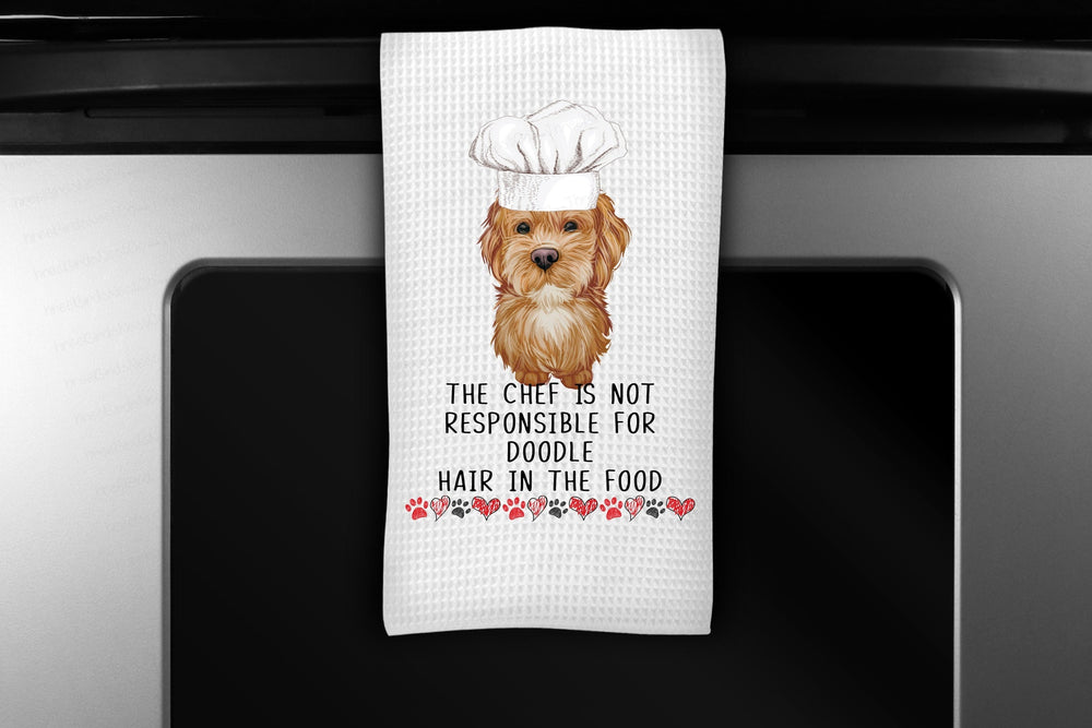 Personalized Dog Kitchen Towel - Gift for Dog Lover - Dog Towel - Doodle Gift - Other Breeds Available - www.ThreeBirdsNestCo.com
