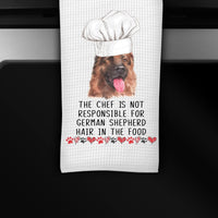 Personalized Dog Kitchen Towel - Gift for Dog Lover - Dog Towel - German Shepherd - Other Breeds Available - www.ThreeBirdsNestCo.com