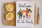 Custom African American Family Towel - Housewarming Wedding Gift - www.ThreeBirdsNestCo.com