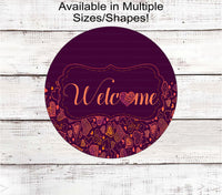 
              Scribbled Hearts Valentines Day Welcome Wreath Sign
            