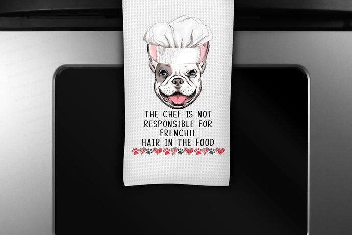 Personalized Dog Kitchen Towel - Gift for Dog Lover - Dog Towel - French Bulldog - Other Breeds Available - www.ThreeBirdsNestCo.com