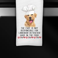 Personalized Dog Kitchen Towel - Gift for Dog Lover - Dog Towel - Yellow Labrador - Other Breeds Available - www.ThreeBirdsNestCo.com