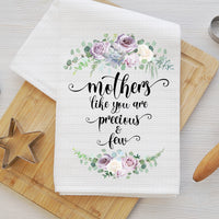 Mothers Kitchen Dish Towel - Mom Gift - Mothers Day Gift - Housewarming Gift - Wedding Gift - www.ThreeBirdsNestCo.com