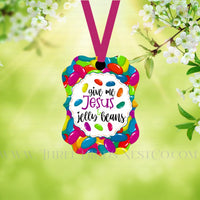 Jesus and Jellybeans Double Sided Metal Easter Ornament - ORN180