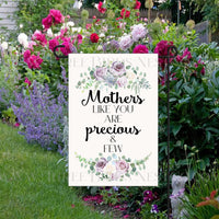 Gift for Mom - Mothers Day Gift - Double-Sided Floral Garden Flag - Purple Decor - www.threebirdsnestco.com