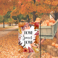 Home Sweet Home Fall Double-Sided Garden Flag