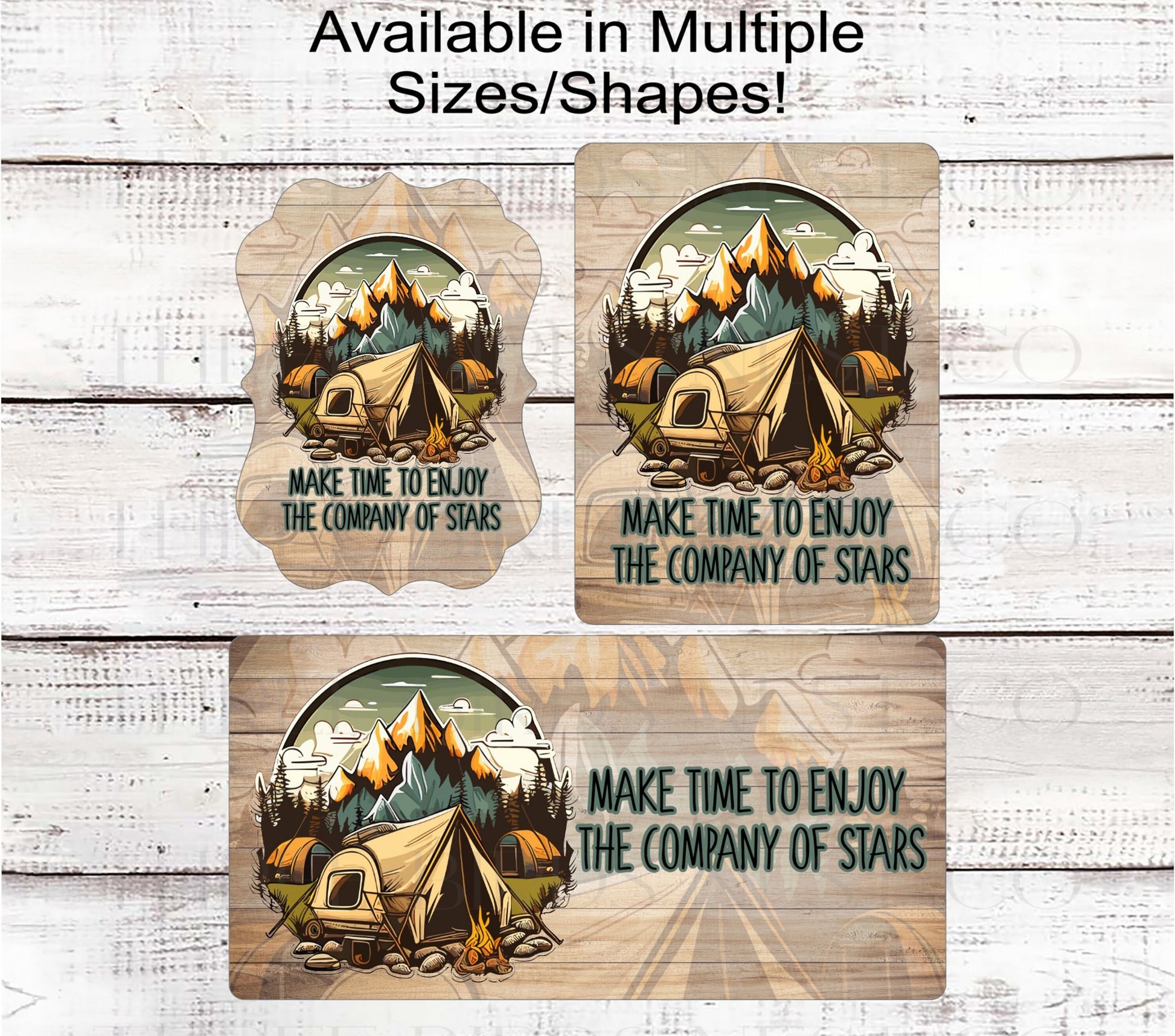 Under the Stars Camping Wreath Signs - Camping Lover - Tent Camping - Nature Lover