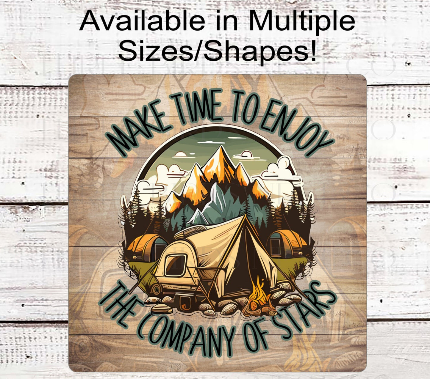 Under the Stars Camping Wreath Signs - Camping Lover - Tent Camping - Nature Lover