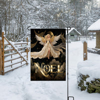 Noel Christmas Angel Double Sided Garden Flag